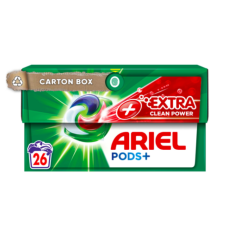 Капсули для прання універсальні Ariel Pods All in 1 + Extra clean power 26 шт
