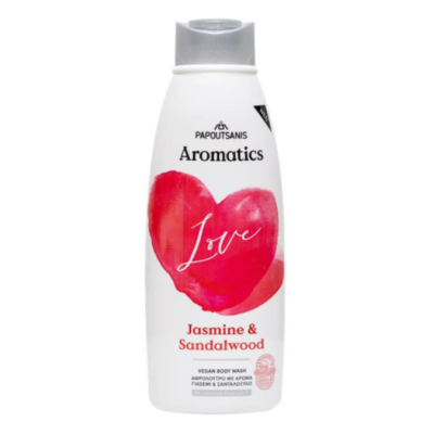 Гель для душу Aromatics Love Vegan з ароматом жасмину та сандалового дерева, 600 мл