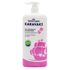 Гель для душу Karavaki, мигдальне молочко, 600 мл