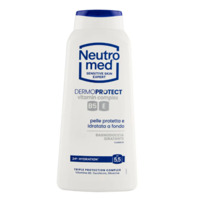 Гель для душу Neutromed Dermoprotect Vitamin Complex з класичним зволожувальним ароматом, pH 5.5, 600 мл