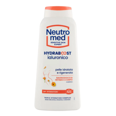 Гель для душа и интимной гигиены Neutromed Hydraboost с гиалуроновой кислотой и календулой, pH 5.5, 600 мл