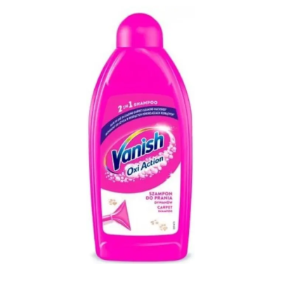 Vanish oxi action шампунь для чищення килимів і меблевої тканини, 500 мл
