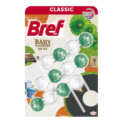 Туалетні блоки Bref Baby Boomers Limited Edition 3×50 г