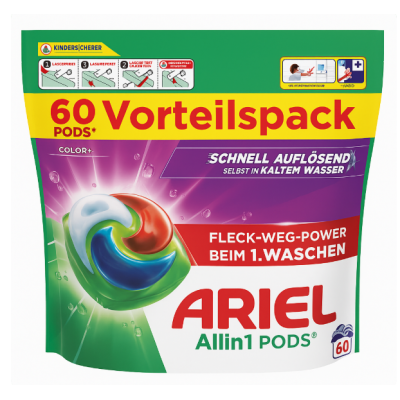 Капсули для прання Ariel All in 1 Pods Color, 60 шт