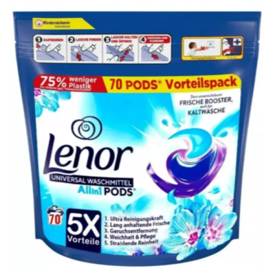 Капсули для прання універсальні Lenor All in 1 Spring Awakening, 70 шт