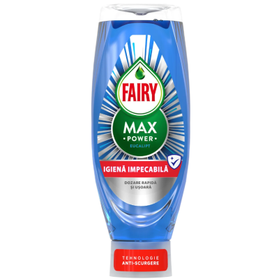 Рідкий засіб для миття посуду Fairy Max Power Hygiene Евкаліпт 730 мл