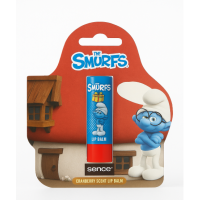 Дитячий бальзам для губ Sence Smurfs Cranberry, 4.3 г