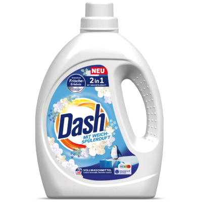 Dash VollWaschmittel 2 in 1 універсальний гель для прання, 50 прань, 2,25 л