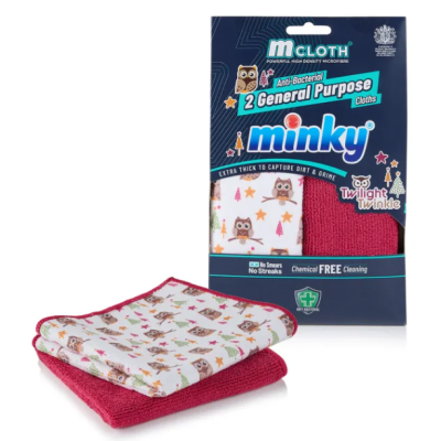 Серветки з мікрофібри для прибирання Minky Twilight Twinkle, 2 шт.