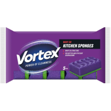 Губки кухонні Vortex 3D Wave, набір 5 шт