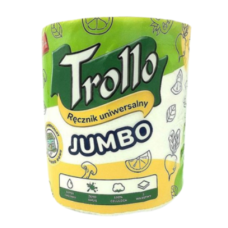 Паперові рушники Trollo Jumbo 2-шарові, 1 рулон