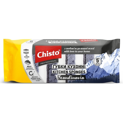 Губки кухонні Chisto Scandinavia 5 шт