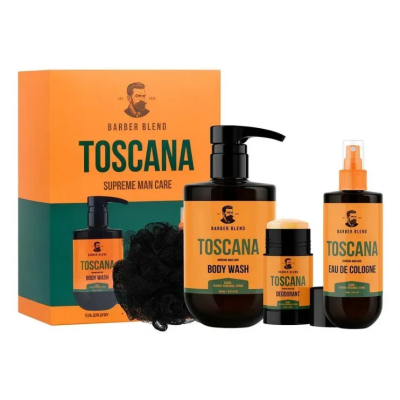 Подарунковий набір для чоловіків Barber Blend Toscana
