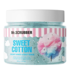 Крем-скраб для рук і тіла з ароматом солодкої вати Sweet Cotton Mr.SCRUBBER 250 г