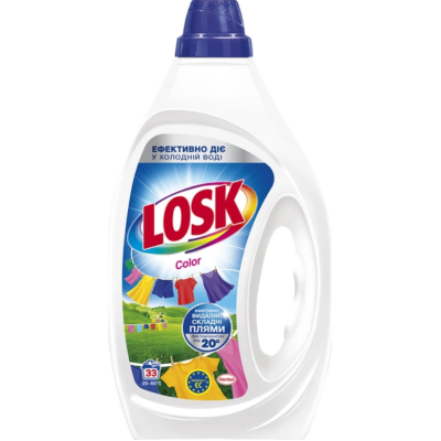 Гель для прання Losk color концентрований, 1,485 л