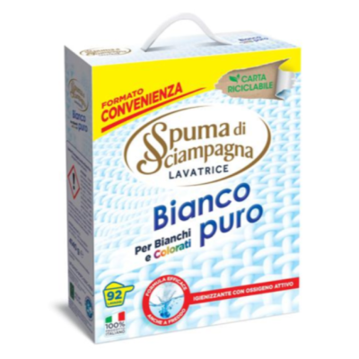 Пральний порошок Spuma di Sciampagna Bianco Puro, 92 прання, 4,14 кг