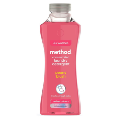 Рідкий концентрований пральний засіб Method Concentrated Laundry Detergent з ароматом свіжої півонії, 33 прання, 990 мл