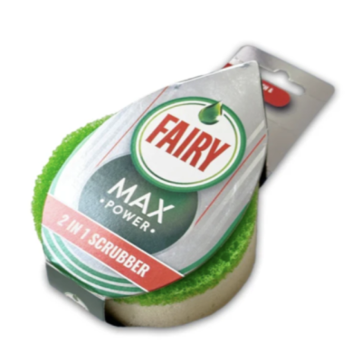 Губка для миття посуду Fairy Max Power 2 in 1 Scrubber