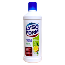 Дезінфікуючий засіб для миття підлоги Lysoform, зелений чай і лимон, 1 л