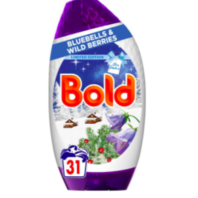 Гель для прання Bold Mrs Hinch Bluebells & Wild Berries, 31 прання, 1024 мл