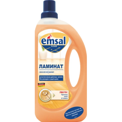 Очисний та захисний засіб для ламінату Emsal 1 л  Опис: