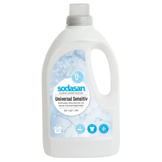 Універсальний органічний рідкий засіб для прання Sodasan Bright&White Sensitiv 1,5 л