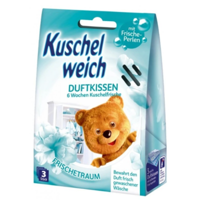 Ароматизатор для гардеробу Kuschel weich «Свіжість білизни», 3 саше