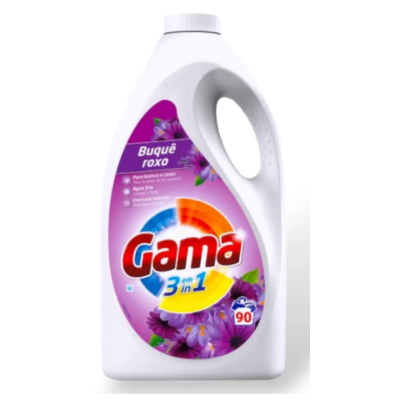 Гель для прання Gama Buque Roxo з квітковим ароматом, 4,05 л (90 прань)