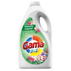 Гель для прання Gama Floresta Tropical з ароматом тропічних квітів, 4,05 л (90 прань)
