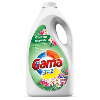Гель для прання Gama Floresta Tropical з ароматом тропічних квітів, 4,05 л (90 прань)