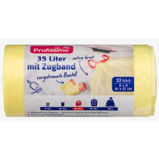 Мусорні пакети з затяжками Profissimo Müllbeutel mit Zugband, 35 л, 22 шт