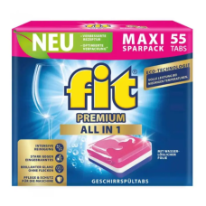 Таблетки для посудомийних машин Fit Premium All in 1, 55 шт