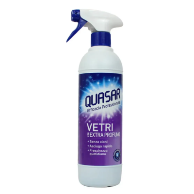 Засіб для чищення скла Quasar Vetri con Extra Profumo, 580 мл