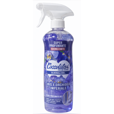 Універсальний очищувач Coccolatevi Bloomalcool 60° Iris e Orchidea Imperiale, 750 мл