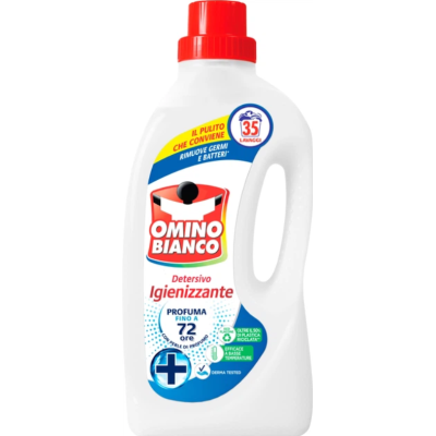 Универсальный гель для стирки Omino Bianco Антибактериальный, 1,4 л (35 стирок)