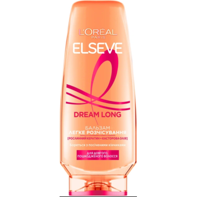Бальзам L'Oreal Paris Elseve Dream Long Легке розчісування для довгого та пошкодженого волосся, 200 мл