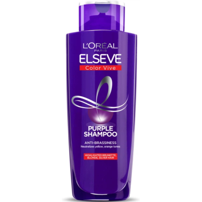 L'Oreal Paris Elseve Color Vive Purple — шампунь для нейтралізації жовтизни, 200 мл
