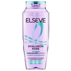 Очищувальний шампунь L'Oréal Paris Elseve Hyaluron Pure для жирного типу волосся, 250 мл