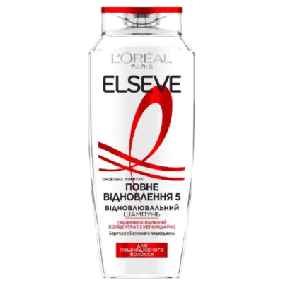 Шампунь L'Oréal Paris Elseve Повне Відновлення 5 для пошкодженого волосся, 250 мл