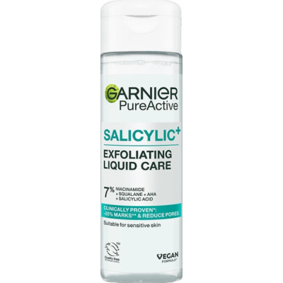 Эссенция-пилинг Garnier Pure Active с салициловой кислотой для уменьшения видимости следов несовершенств, 120 мл