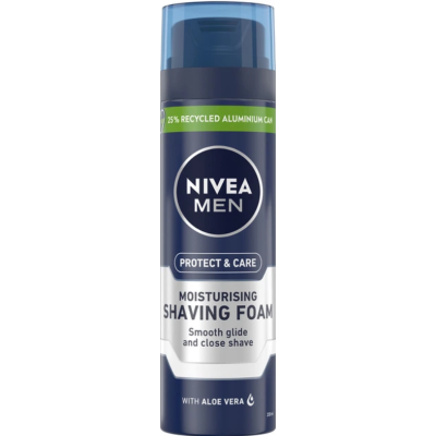 Піна для гоління NIVEA MEN Захист та догляд, зволожувальна, 200 мл