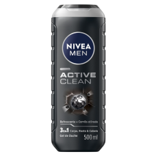 Шампунь чоловічий NIVEA MEN Активне очищення (Active Clean), 500 мл