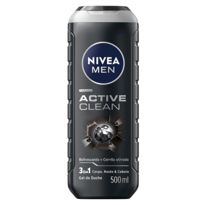 Шампунь чоловічий NIVEA MEN Активне очищення (Active Clean), 500 мл