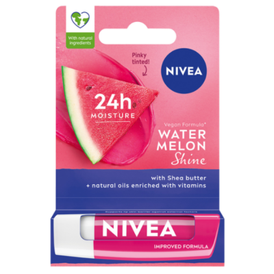 Бальзам для губ NIVEA Кавунове Сяйво (Watermelon Shine), 4,8 г