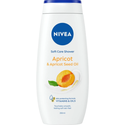 Гель-догляд для душу NIVEA Абрикос та олія абрикосових кісточок, 250 мл