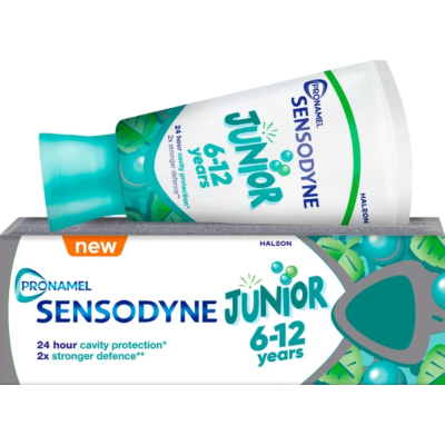 Зубна паста Sensodyne Пронамель Junior Смак м’ятної жуйки для дітей 6–12 років, 50 мл