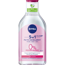 Ніжна міцелярна вода NIVEA для сухої шкіри обличчя, очей та губ, 400 мл