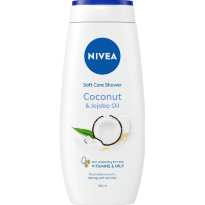 Гель-догляд для душу NIVEA Кокос та олія жожоба, 250 мл
