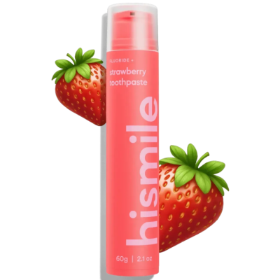 Зубна паста зі смаком полуниці Hismile Strawberry Toothpaste, 60 г