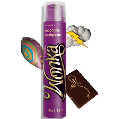 Зубна паста зі смаком шоколаду Hismile Wonka Chocolate Toothpaste, 60 г